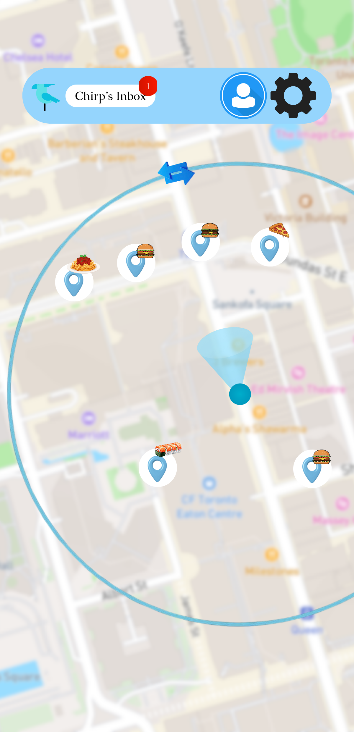 iPhone Recent Chirps UI